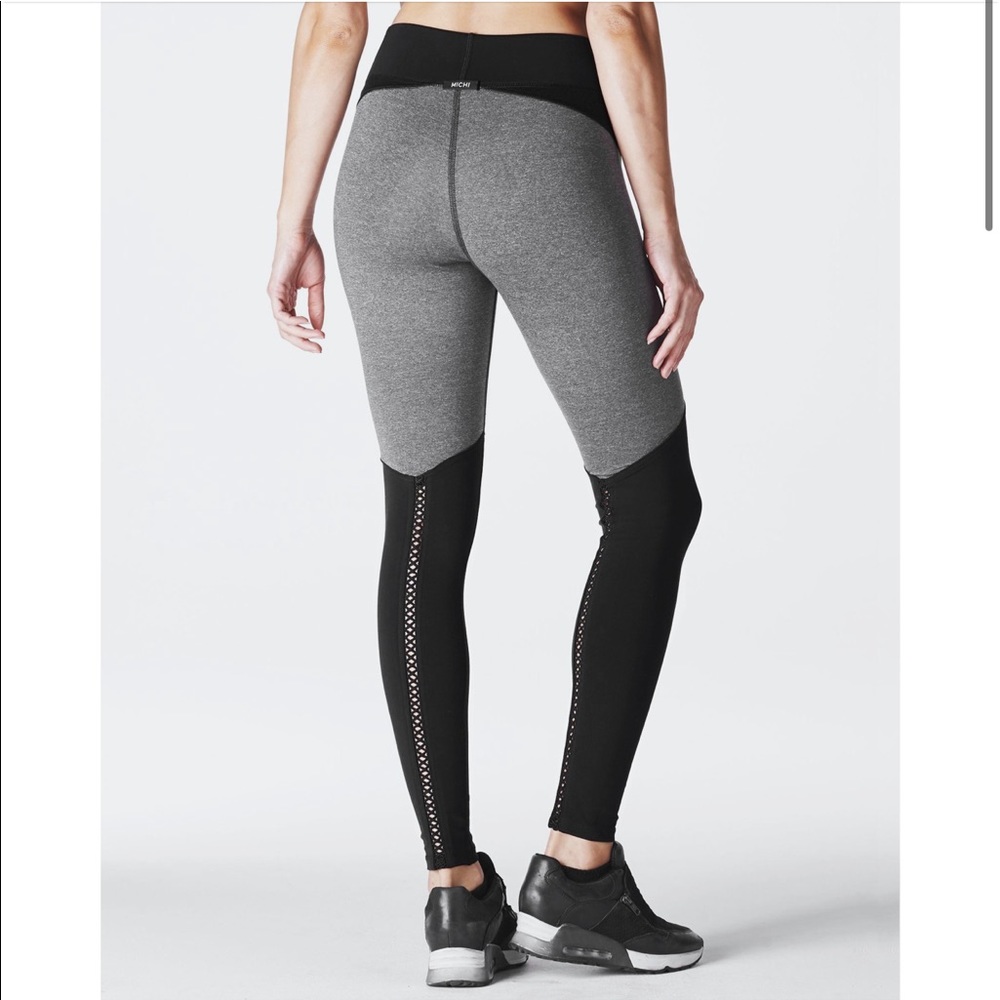 Michi Heather Grey Dusk Leggings - Picture 3 of 4